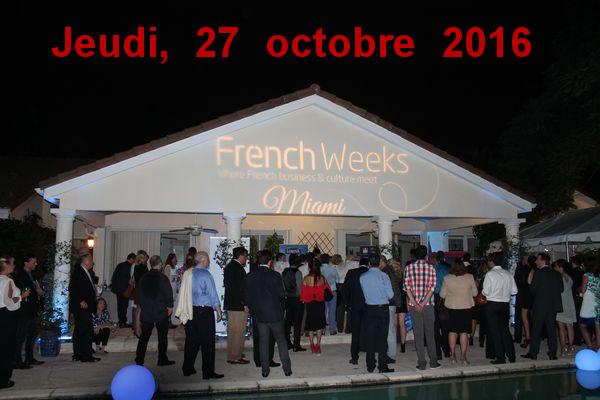 Cocktail d’ouverture du French Weeks 2016
