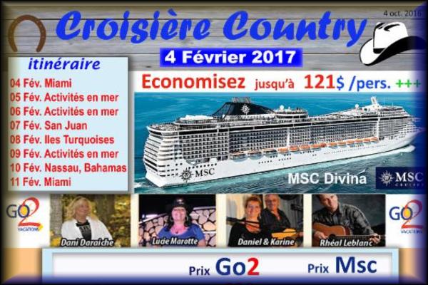Croisière Country 4 février 2017