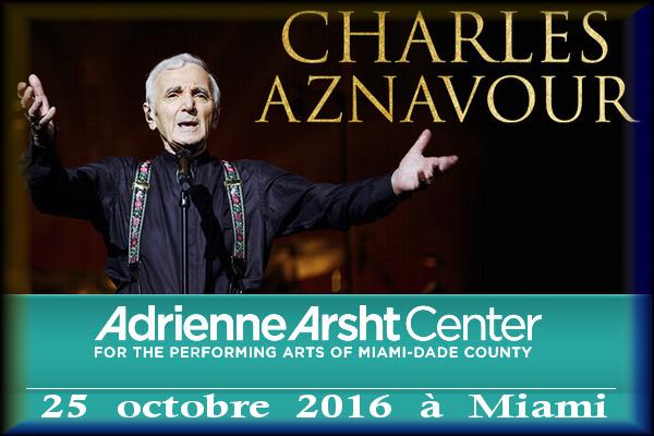 Charles Aznavour à Miami