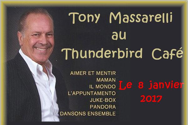 Tony Massarelli au Thunderbird Café