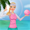Girl Beach Volleyball