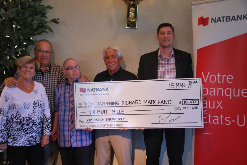 Tournoi de golf Natbank…Un don de $46,000.00