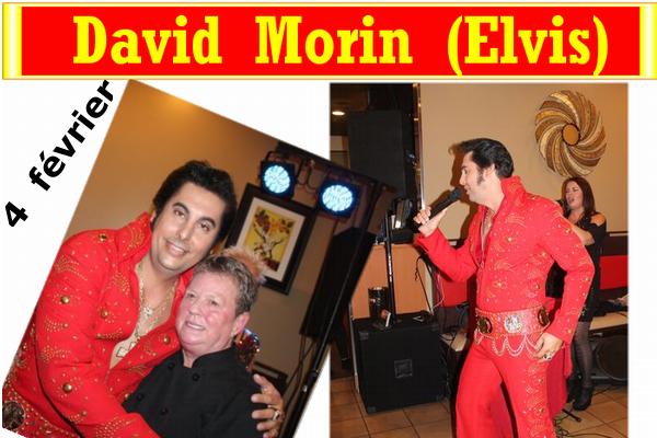 David Morin (Elvis) le 4 février à Coconut Creek