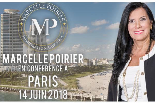 Marcelle Poirier à Paris le Jeudi 14 Juin et à Montréal le 29 juin.
