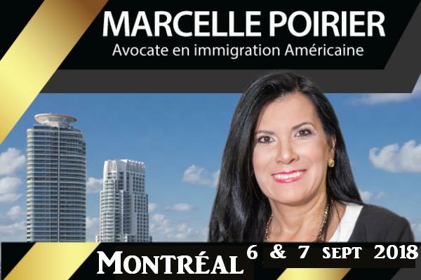 Immigration : Marcelle Poirier en consultation à Montréal le 6 & 7 septembre