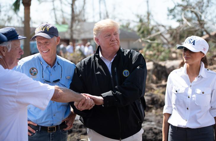 Donald Trump en Floride et en Géorgie pour constater les dégâts de l’ouragan