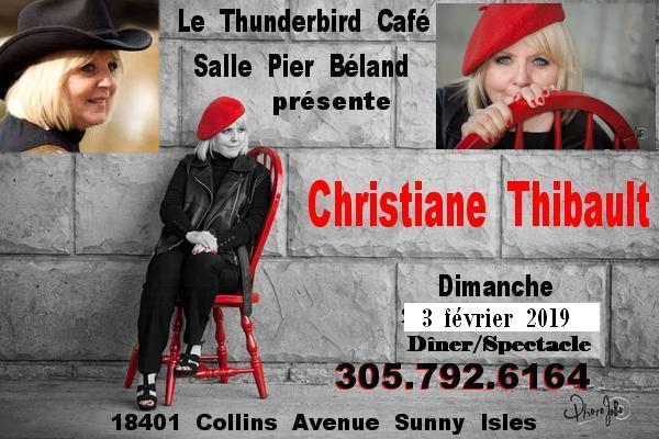 Christiane Thibault au Thunderbird Café le 3 février 2019
