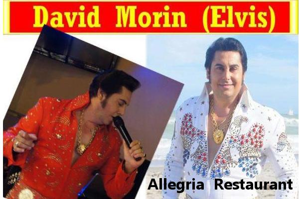 David Morin « Elvis » en vedette le 5 mars au Allegria