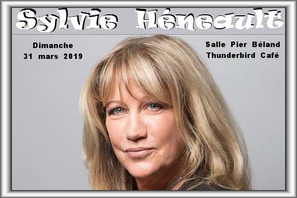 Sylvie Héneault au Thunderbird Café le 31 mars 2019