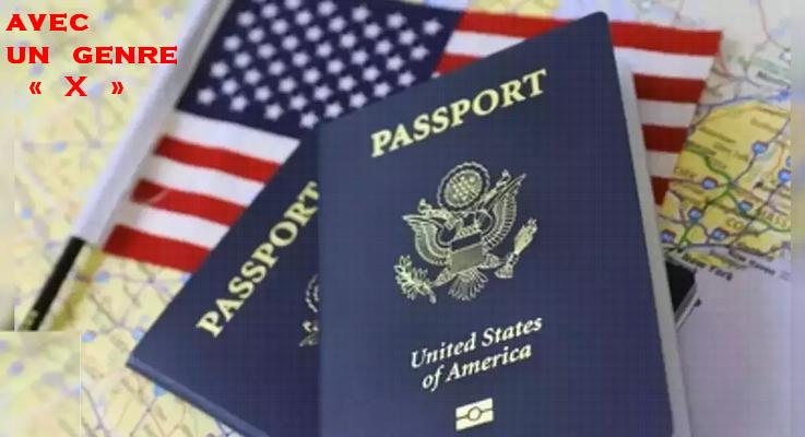 USA : Premier passeport avec un genre « X »