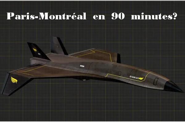 Paris-Montréal en 90 minutes? Ce serait possible à bord de cet avion hypersonique
