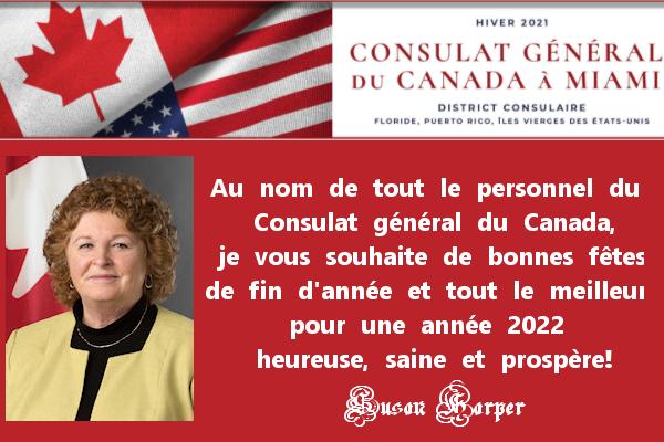 Message de la Consule générale du Canada à Miami