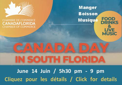 CCCF: Fêtez le Canada en juin en Floride!