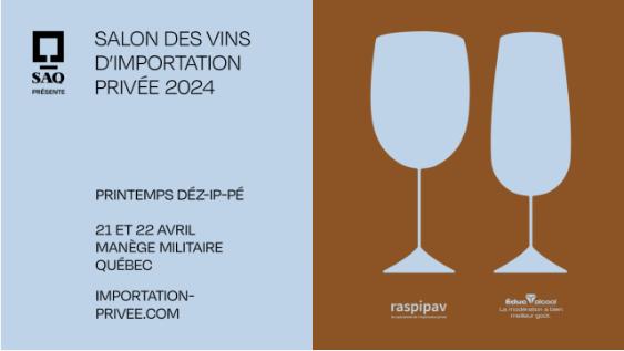 Salon des vins d’importation privée à Québec