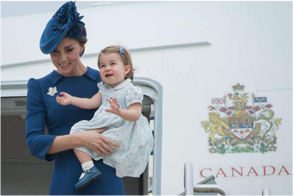 Kate et William, en voyage officiel au Canada avec Baby George et Charlotte