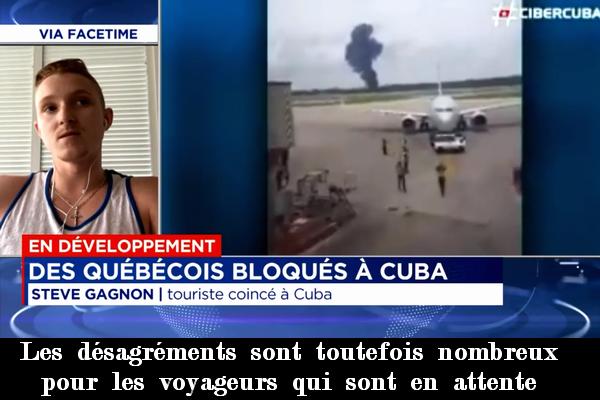Des touristes québécois coincés à Cuba : TVA Nouvelles
