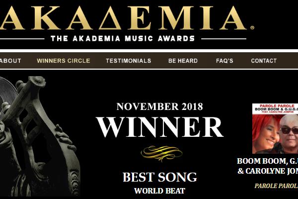 Gagnants de Akademia Music Award à Los Angeles