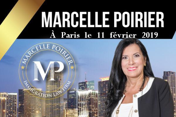 Me. Marcelle Poirier en conférence à Paris – Lundi 11 Février 2019