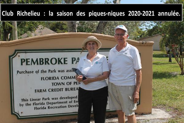 Club Richelieu : la saison des piques-niques 2021-2022