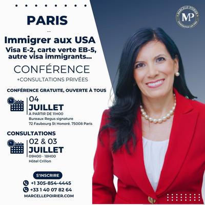 Nouvelle conférence à Paris ! Lundi 4 Juillet 2022 11h00
