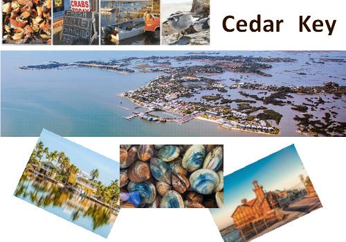 Cedar Key, FL – Ville des palourdes